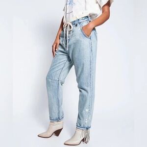 OneTeaspoon Montana Shabbies Drawstring Boyfriend Jeans size 26